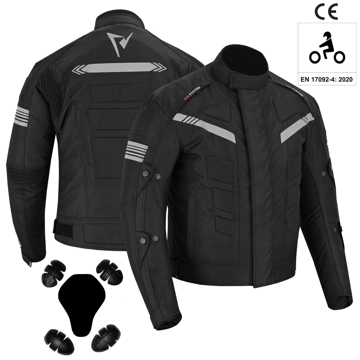 Motorcycle Corduroy Jacket Black