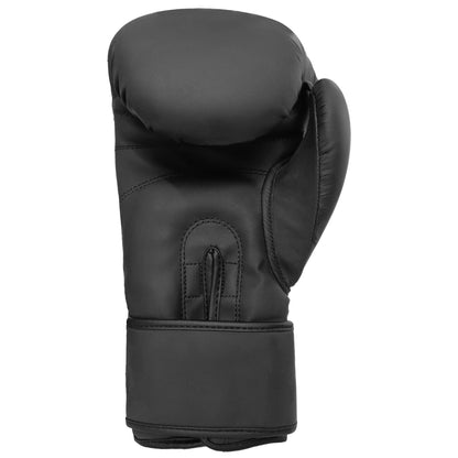 Boxing gloves Matt Black for Adults & Kids 04-16 OZ Vaster Moto