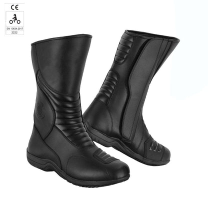 Motorbike waterproof Touring Boots Black - Vaster Moto