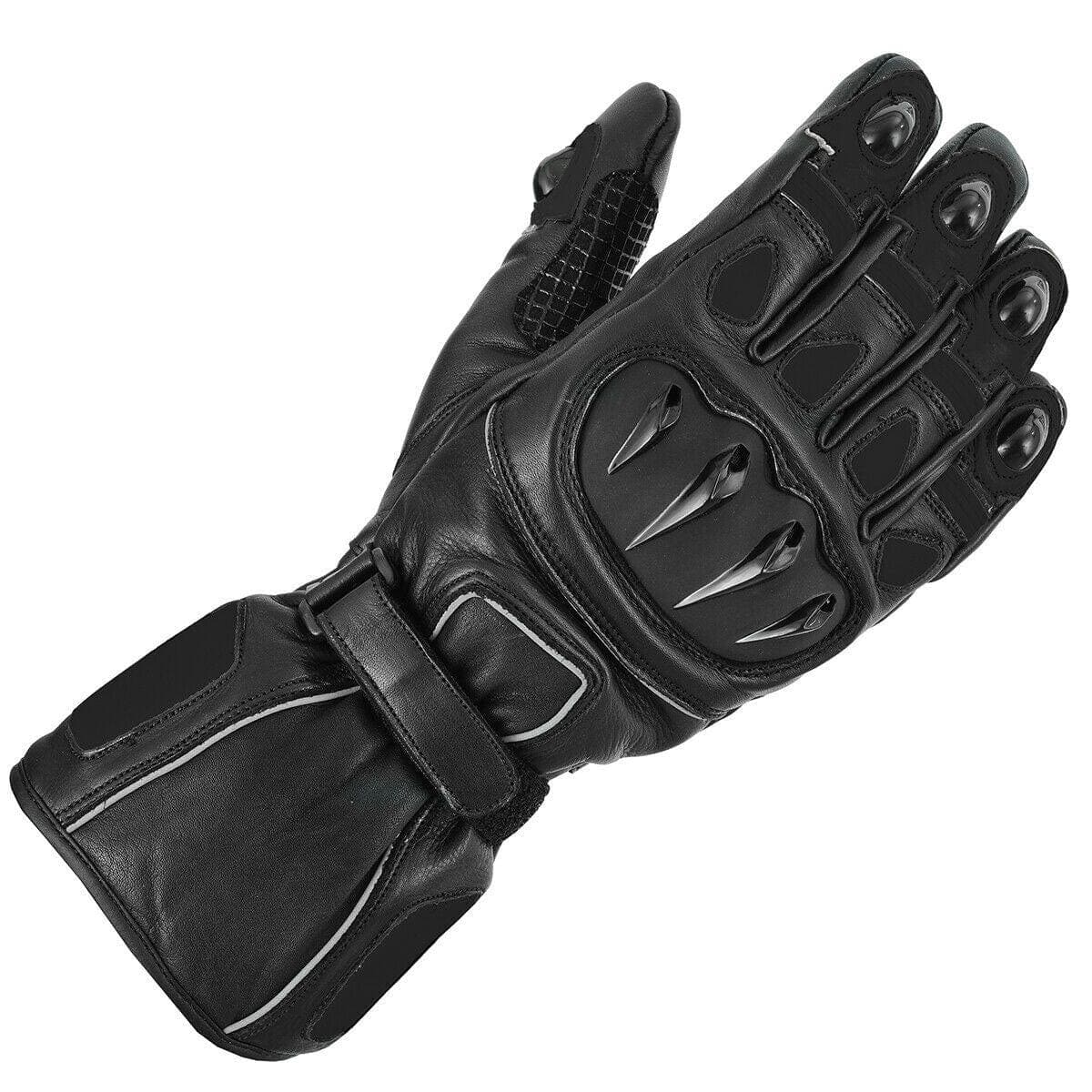 Motorcycle Leather Vented Waterproof Gloves Vaster Moto