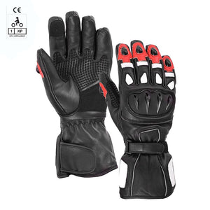 Motorcycle Leather Waterproof Gloves - Vaster Moto